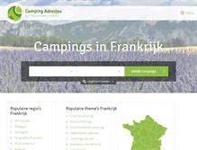 Tablet Screenshot of campingfrankrijk.eu