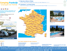 Tablet Screenshot of campingfrankrijk.com